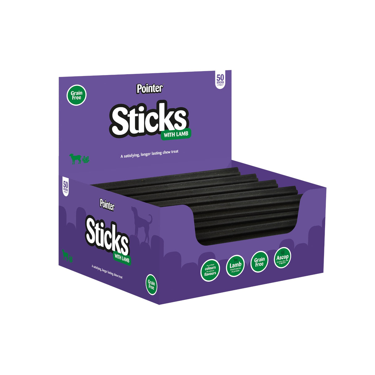 Pointer Sticks Lamb Grain Free 50pk