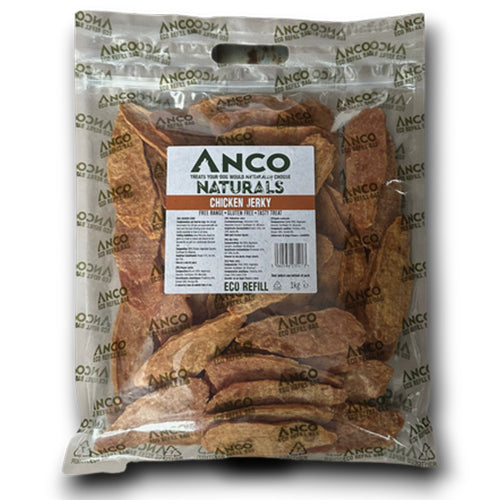 Anco Naturals Chicken Jerky Eco-bag 1kg