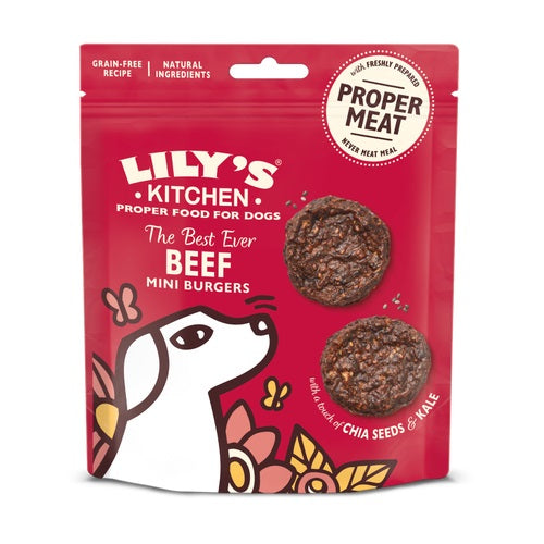 Lily's Kitchen Dog Mini Beef Burgers 70g