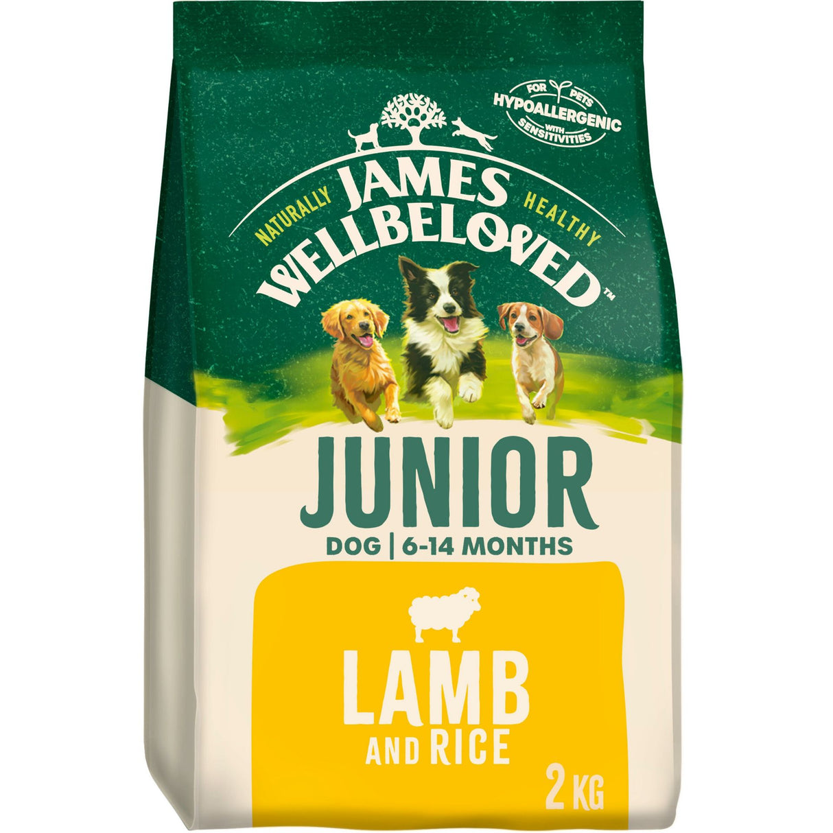James Wellbeloved Junior - Lamb & Rice 2kg