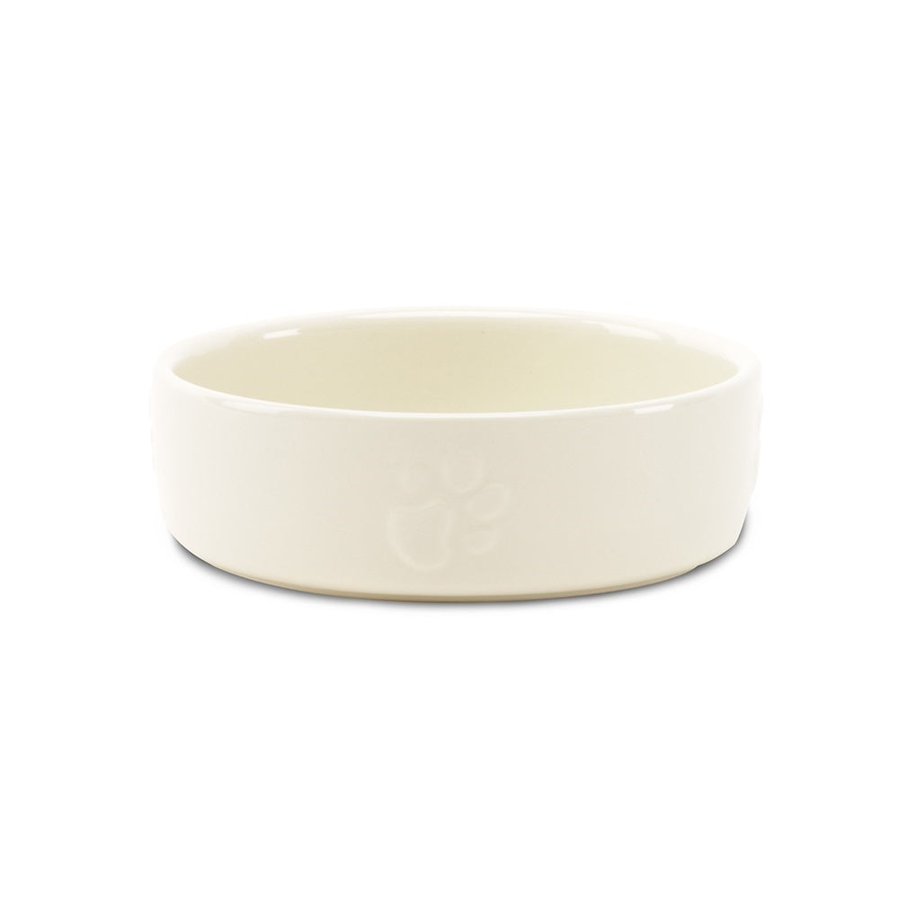 Scruffs Icon Food Bowl 13cm Cream