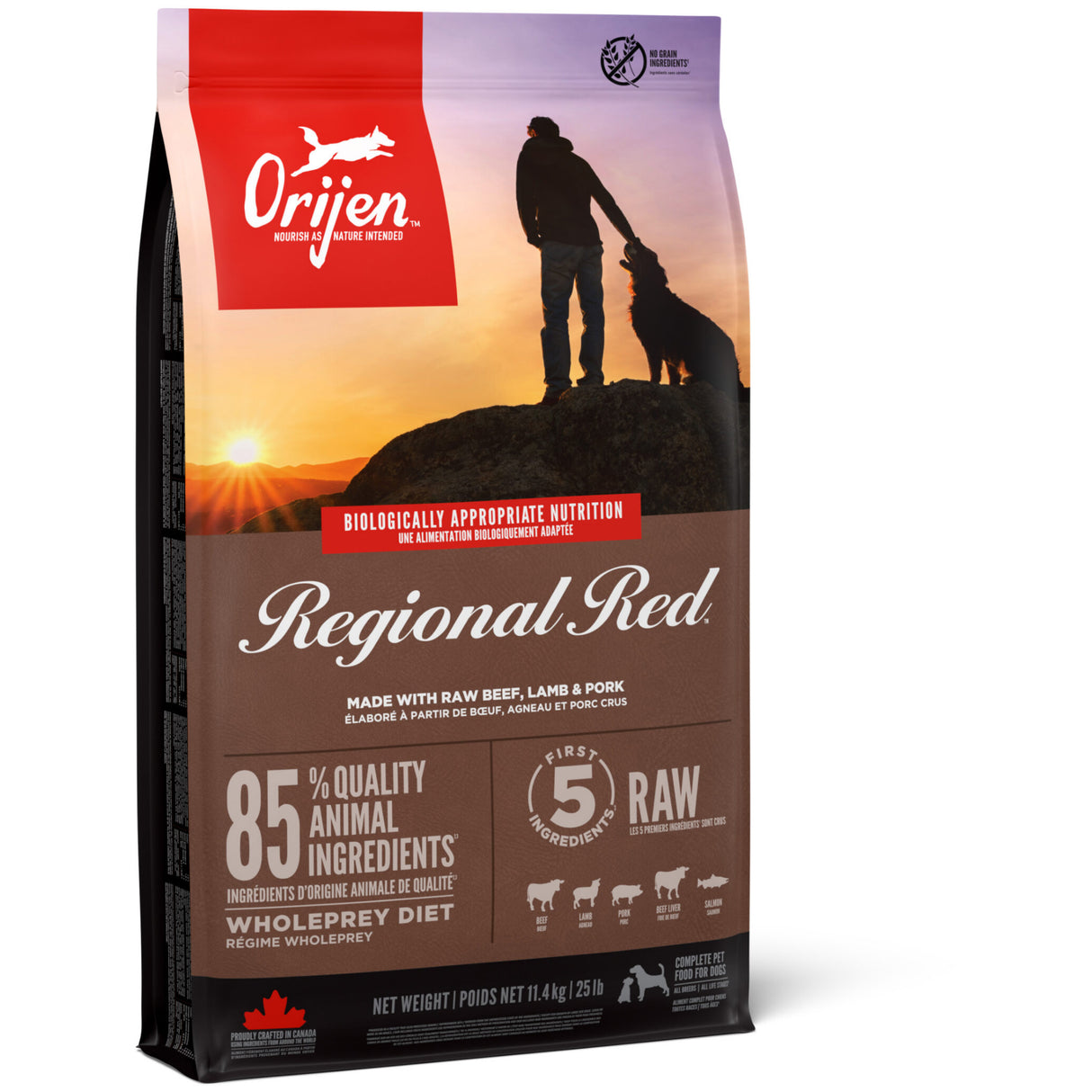 Orijen Dog - Adult Regional Red 11.4kg