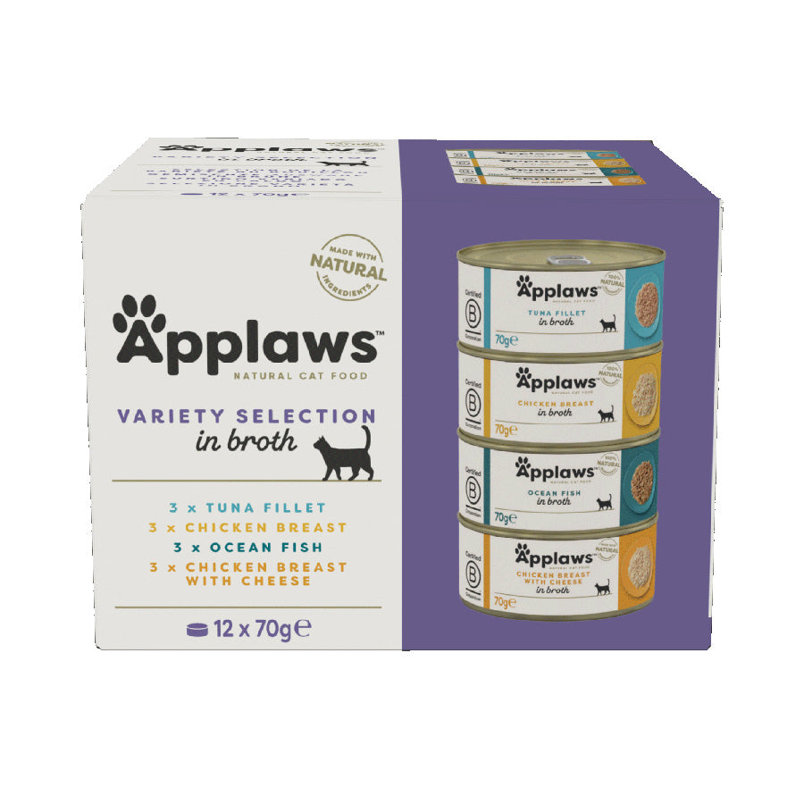 Applaws Cat - Broth Tins Multipack Variety Selection 12x70g