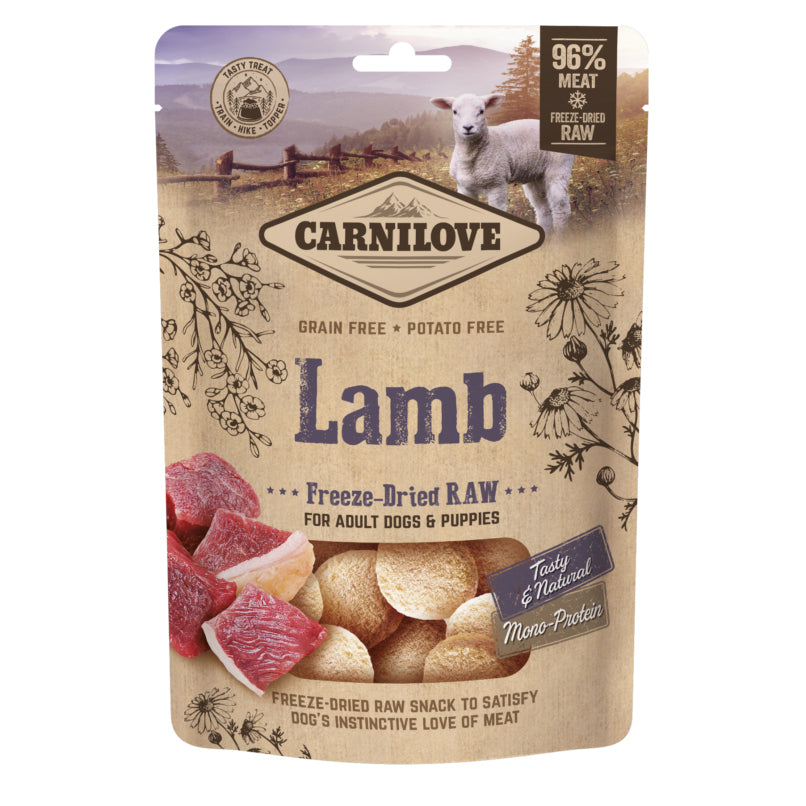 Carnilove Dog - Freeze Dried Raw Treats - Lamb 60g