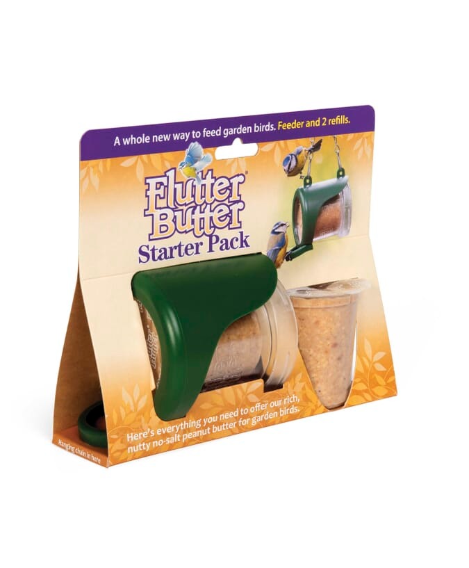 Flutter Butter Eco Refill Starter Pack - Feeder & 2 Refills