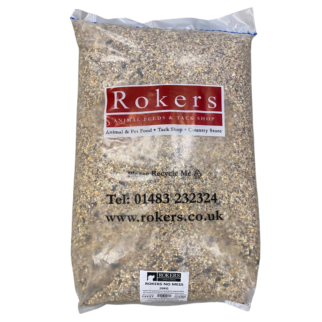 Rokers No Mess Premium Wild Bird Seed 20kg