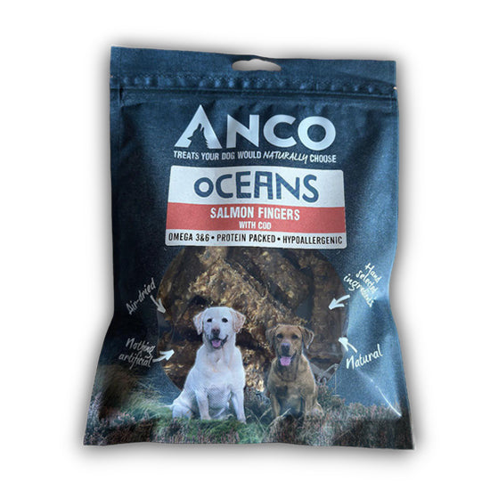 Anco Oceans Salmon Fingers with Cod 100g