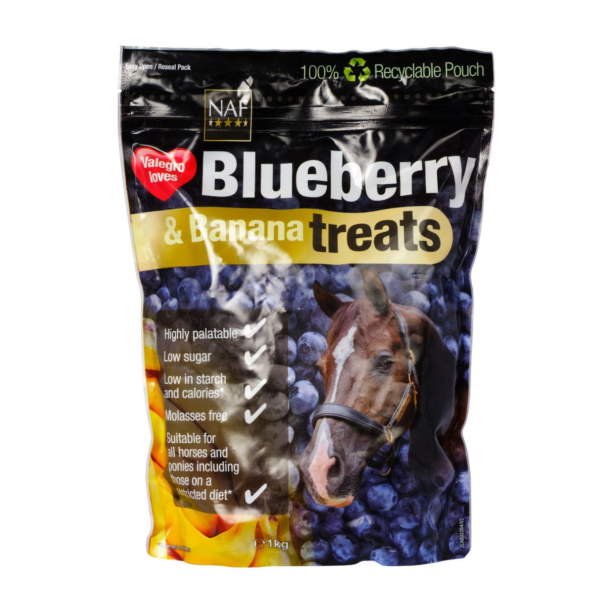 NAF Blueberry & Banana Treats 1kg