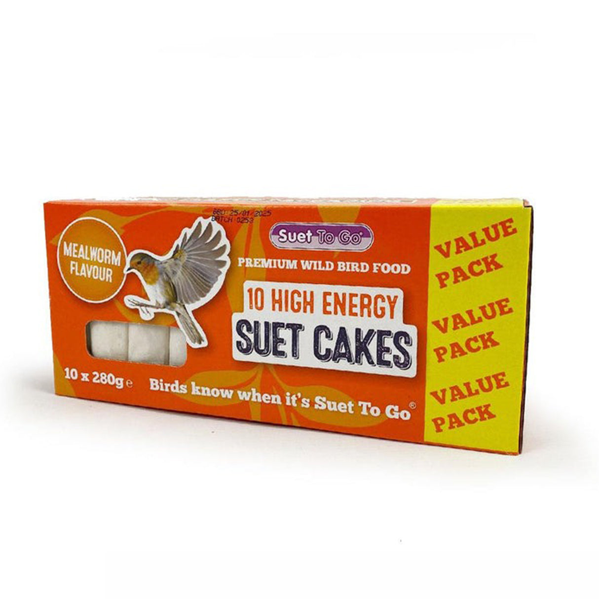 Suet To Go Suet Cakes Mealworm 10 Pack