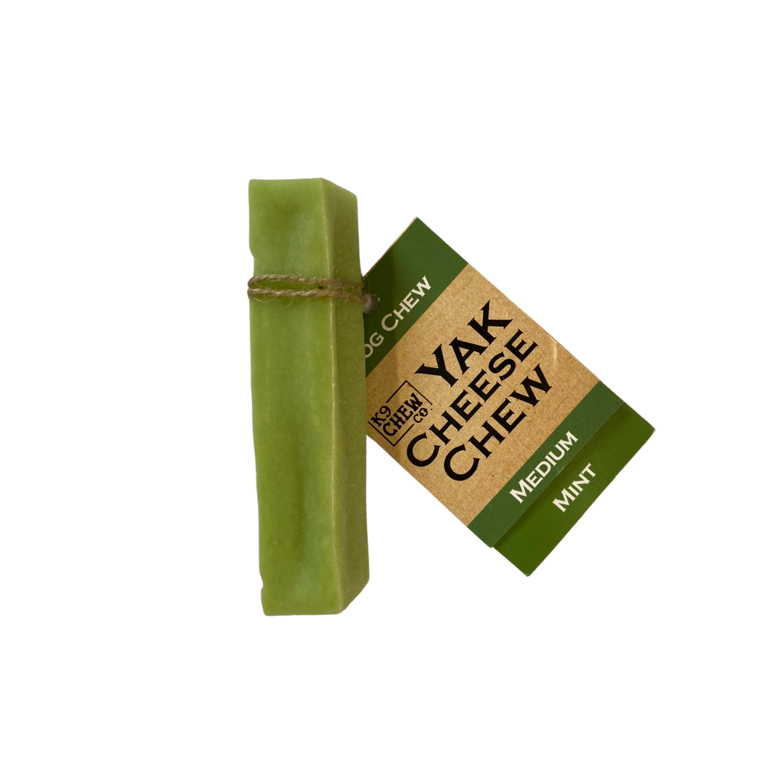 The Yak Cheese Chew Co. Dog Chew Mint Medium