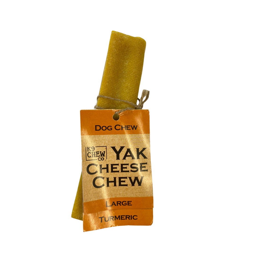 The Yak Cheese Chew Co. Dog Chew Turmeric Large