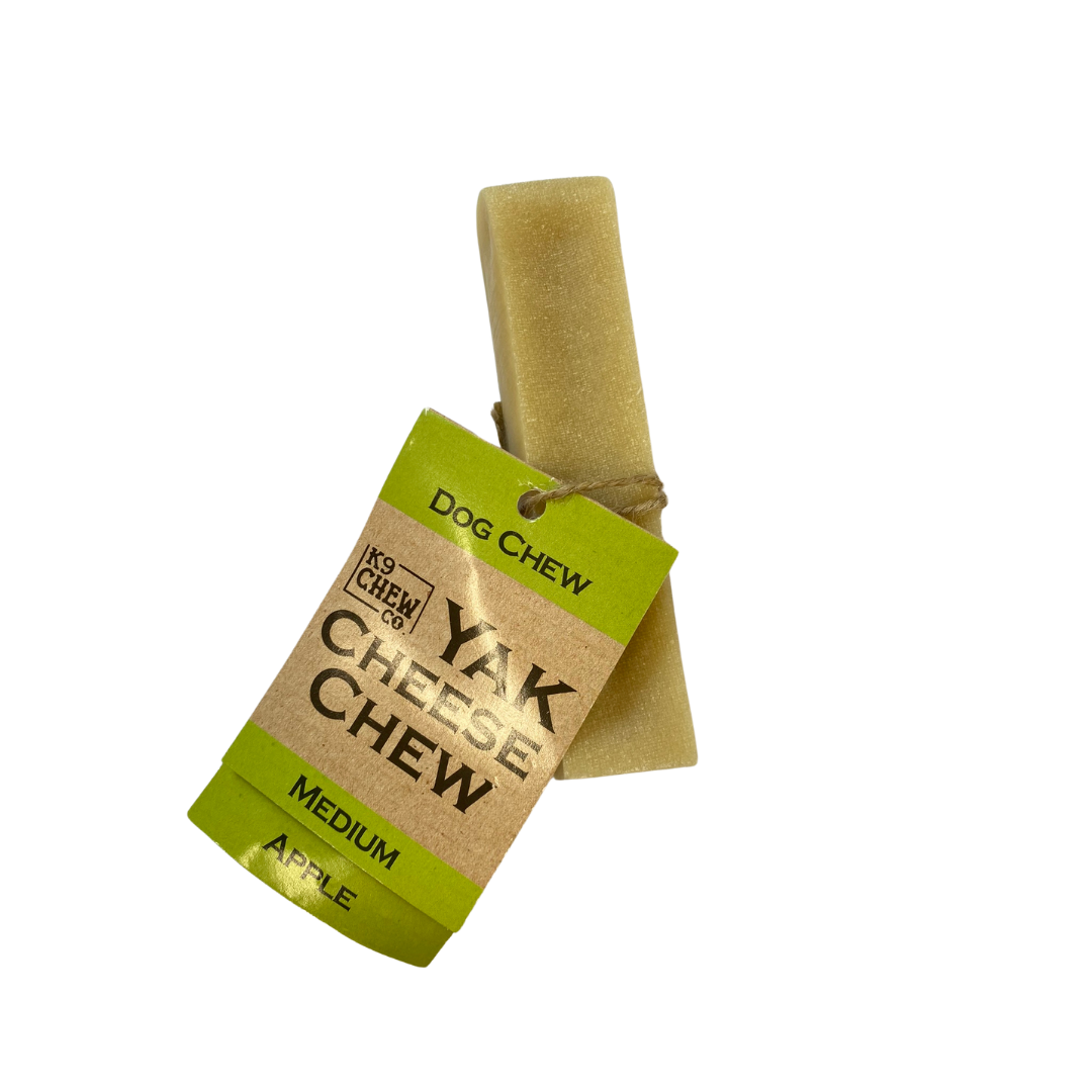 The Yak Cheese Chew Co. Dog Chew Apple Medium