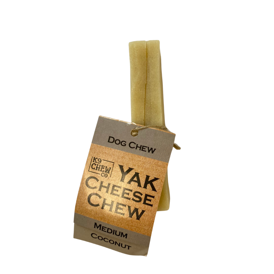 The Yak Cheese Chew Co. Dog Chew Coconut Medium