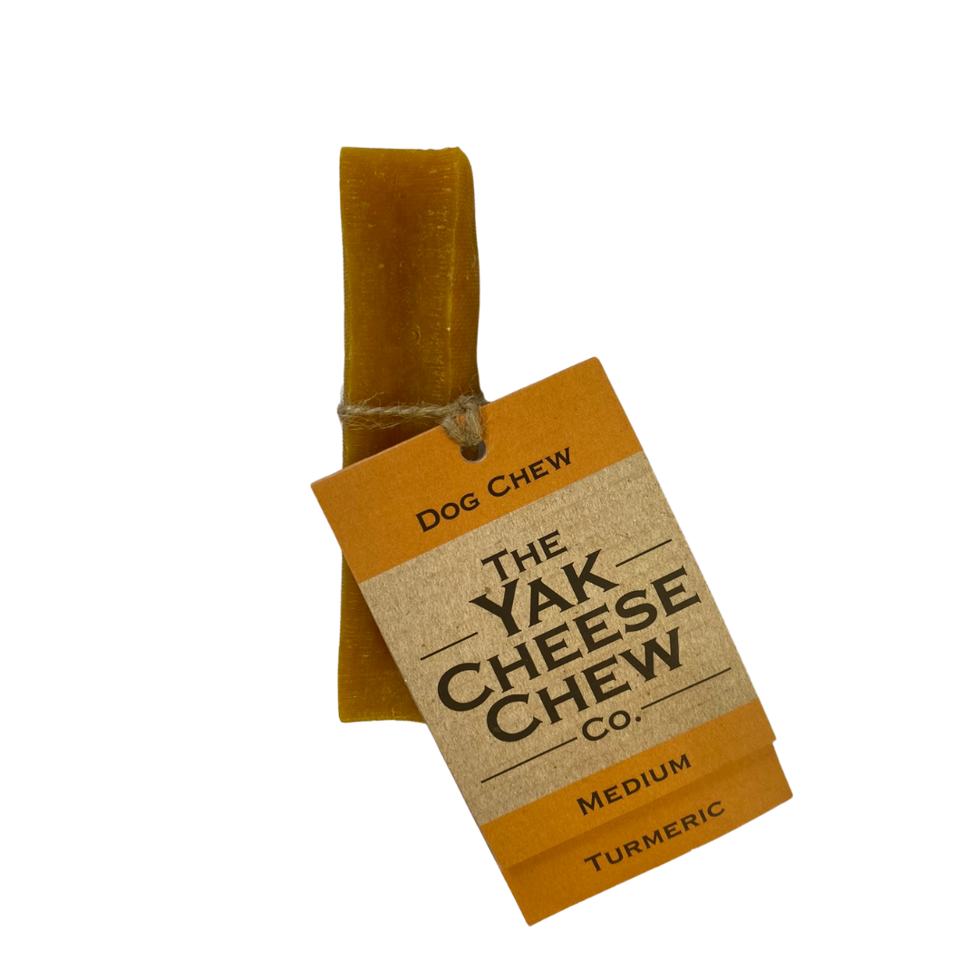 The Yak Cheese Chew Co. Dog Chew Turmeric Medium