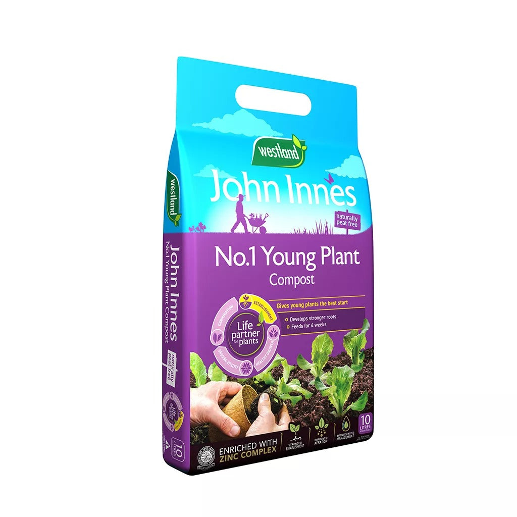 Westland John Innes No.1 Young Plant Compost Pouch Peat Free 10L