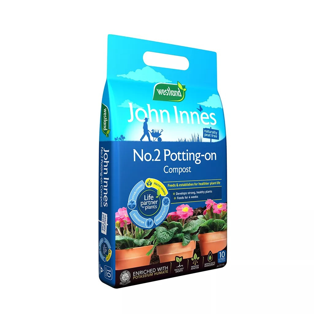 Westland John Innes No.2 Potting On Compost Pouch Peat Free 10L