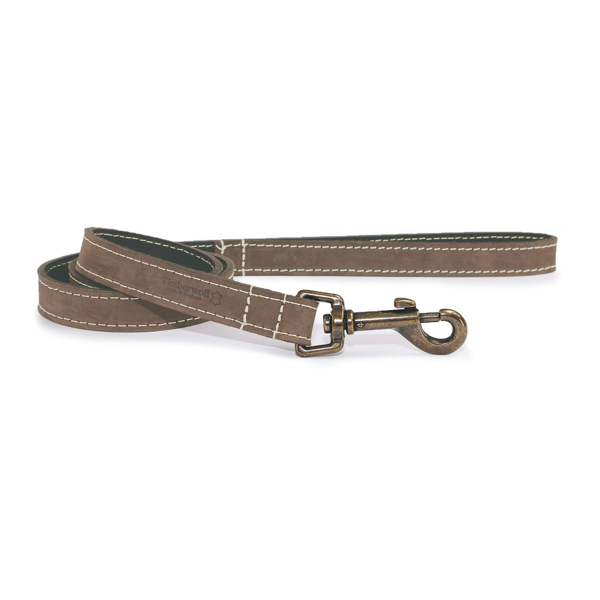 Ancol Timberwolf Leather Lead Sable 1mx19mm
