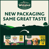 Winalot Meaty Chunks In Jelly Pouches 40x100g