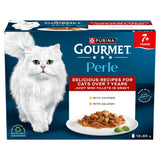 Gourmet Perle Senior 7+ Juicy Mini Fillets In Gravy 12x85g