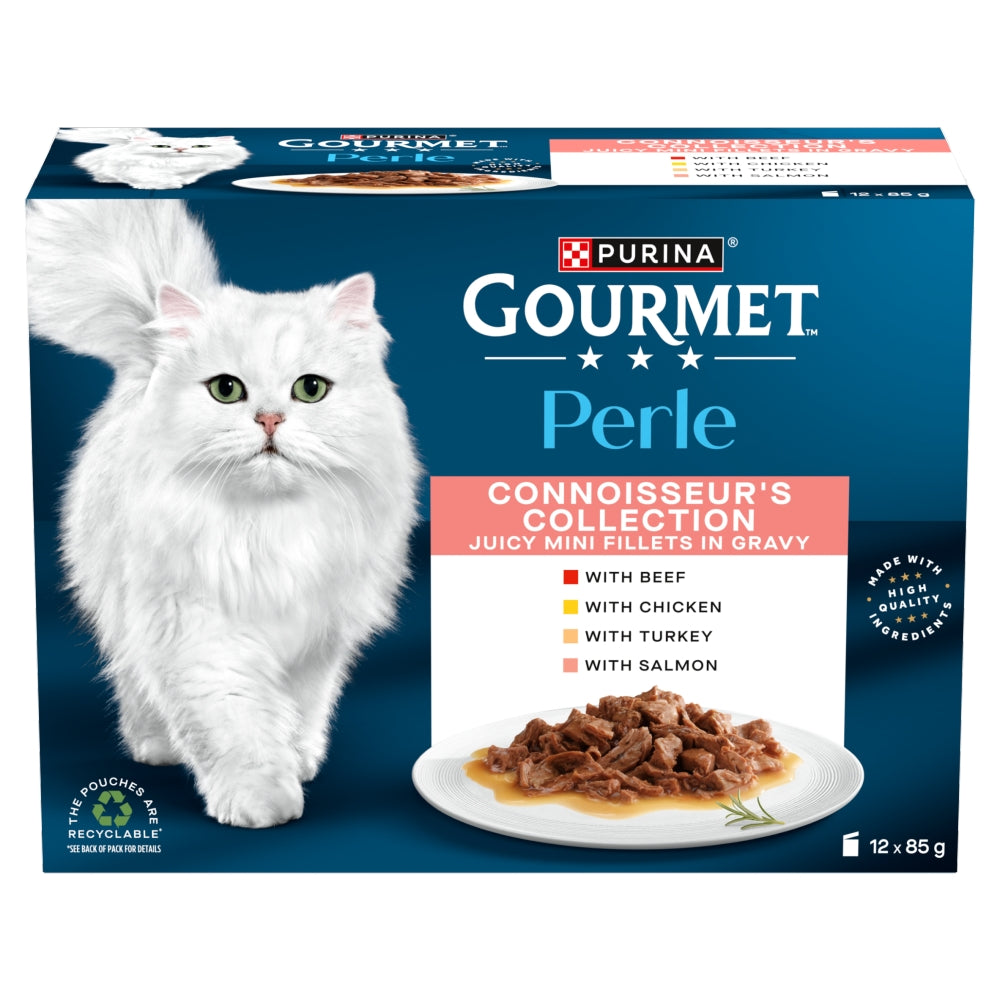 Gourmet Perle Connoisseur's Collection Mini Fillets In Gravy 12x85g