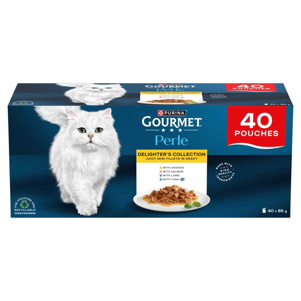 Gourmet Perle Delighter's Collection Mini Fillets In Gravy 40x85g