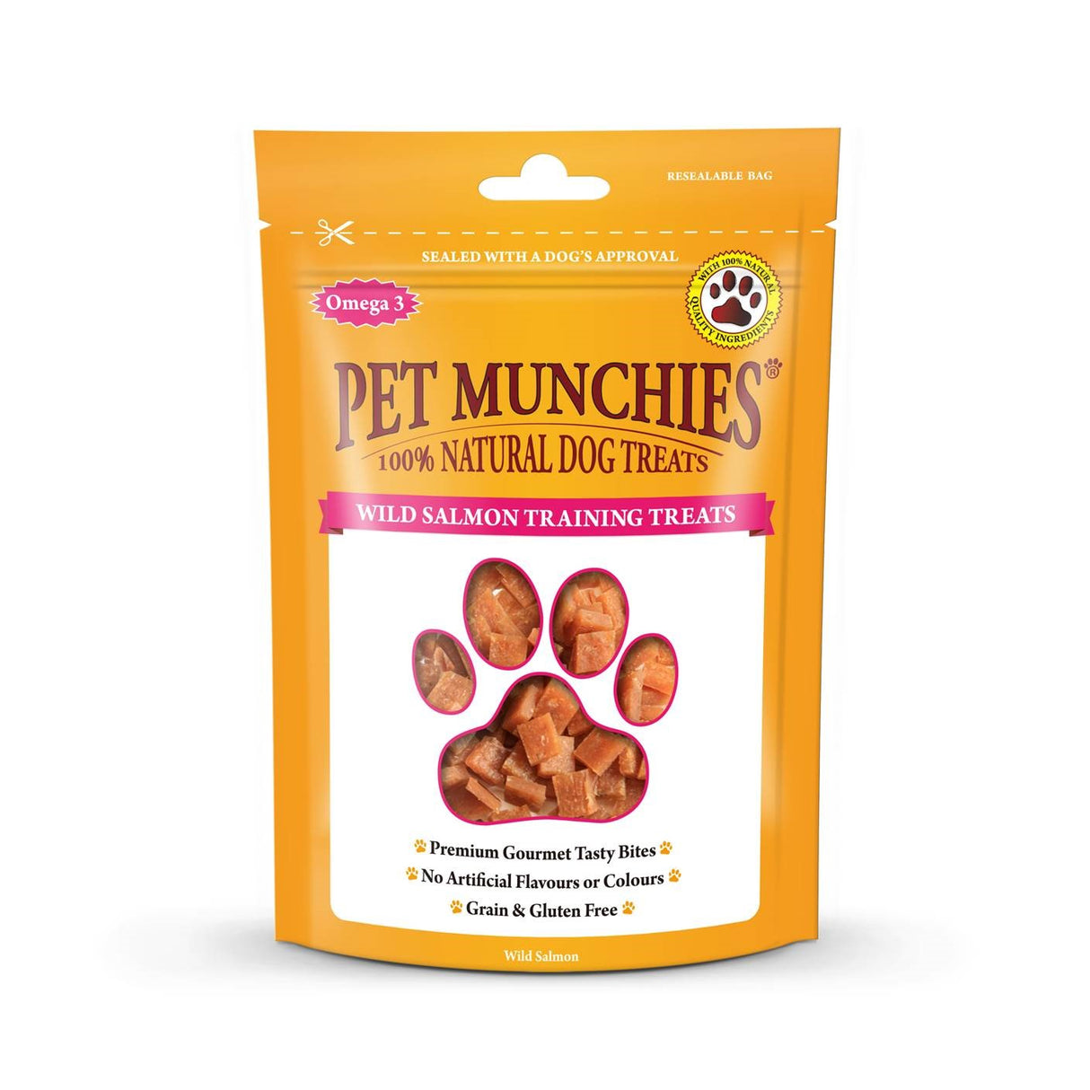 Pet Munchies Dog Treats- Wild Salmon 50g