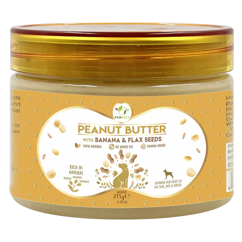 Pawfect Peanut Butter, Banana & Flaxseeds 275g