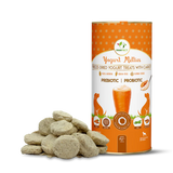 Pawfect Yogurt Melties Pre and Probiotic Dog Treats with Carrot, Flaxseed, Pea & Sweet Potato 38g