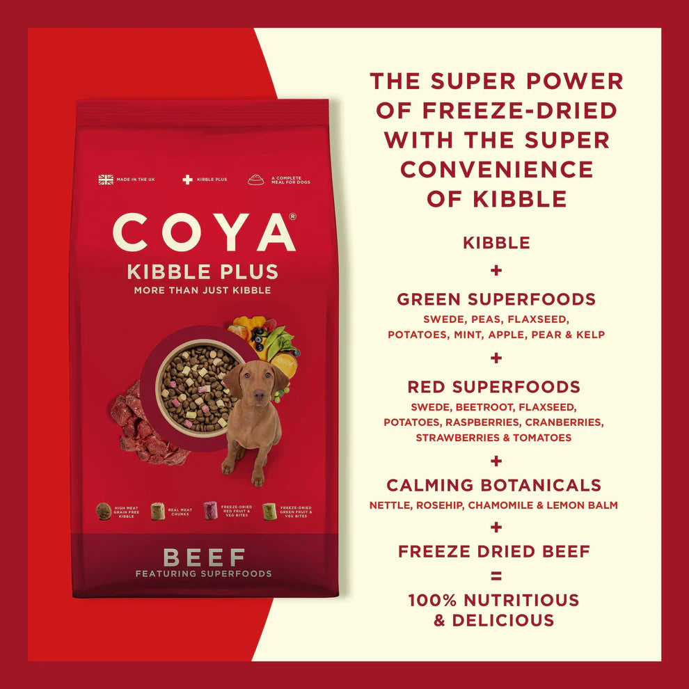 Coya Kibble Plus Adult Beef 1.5kg