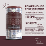 Pawfect Nature's Feast Freeze Dried Dog Treats Chicken Liver 200g