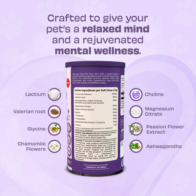 Pawfect Wild Vigor Zen Calm Bites 70g