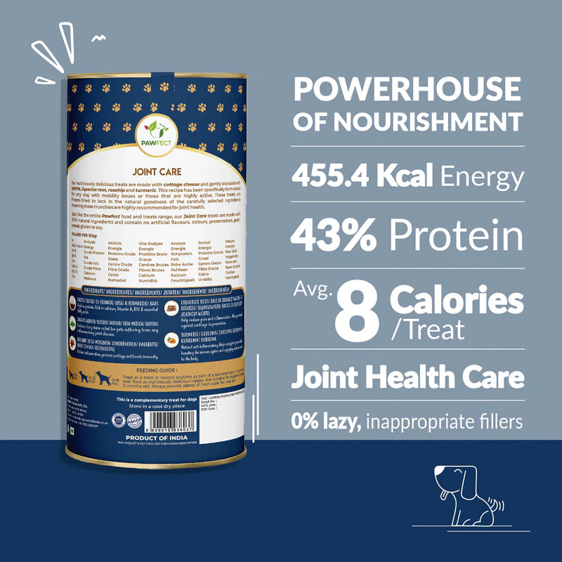 Pawfect Nature's Munch Freeze Dried Dog Treats Joint Care 75g