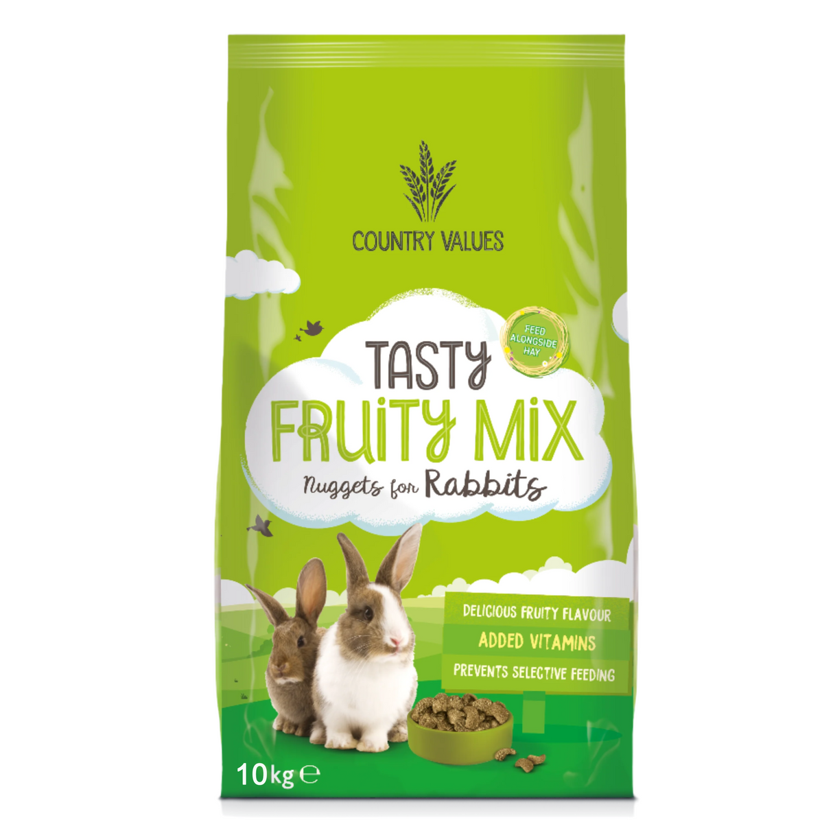 Burgess Rabbit - Country Value Tasty Fruity Mix Nuggets 10kg