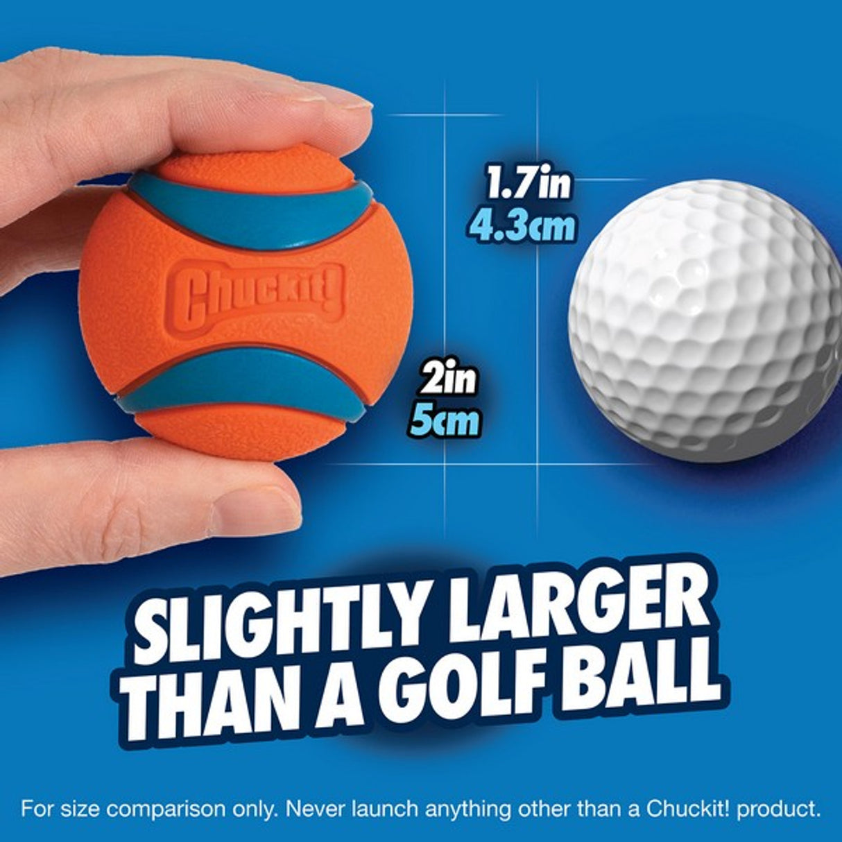 Chuckit Ultra Ball Small (2pk) 4.8cm