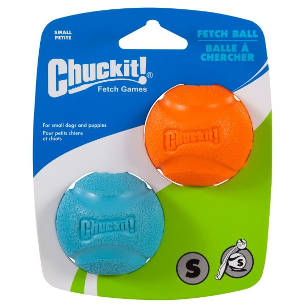 Chuckit Fetch Ball Small (2pk) 4.8cm