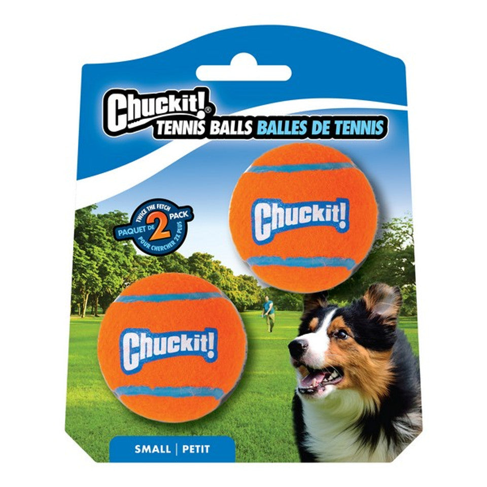 Chuckit Tennis Ball Small (2pk) 4.8cm