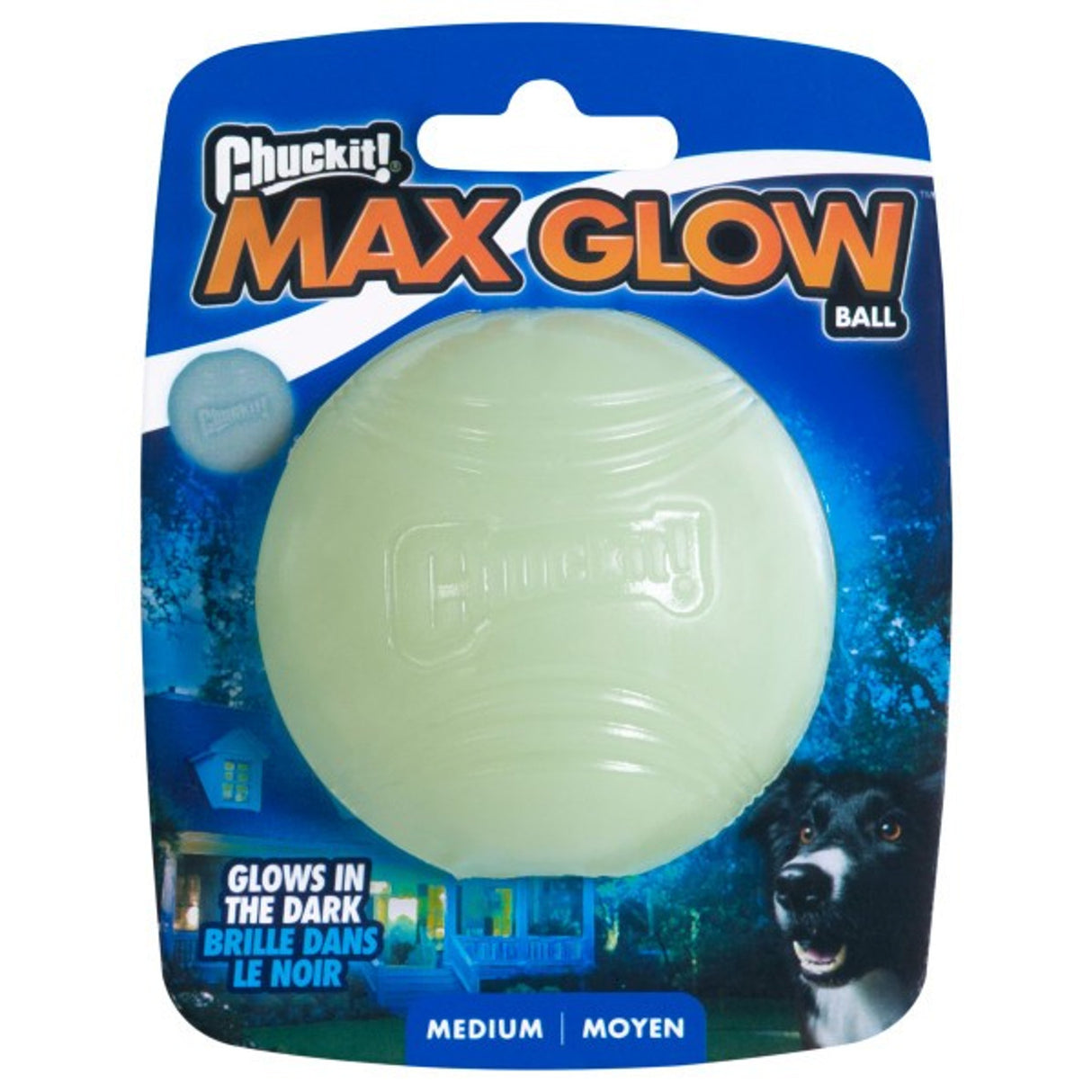 Chuckit Max Glow Ball Medium 6.5cm