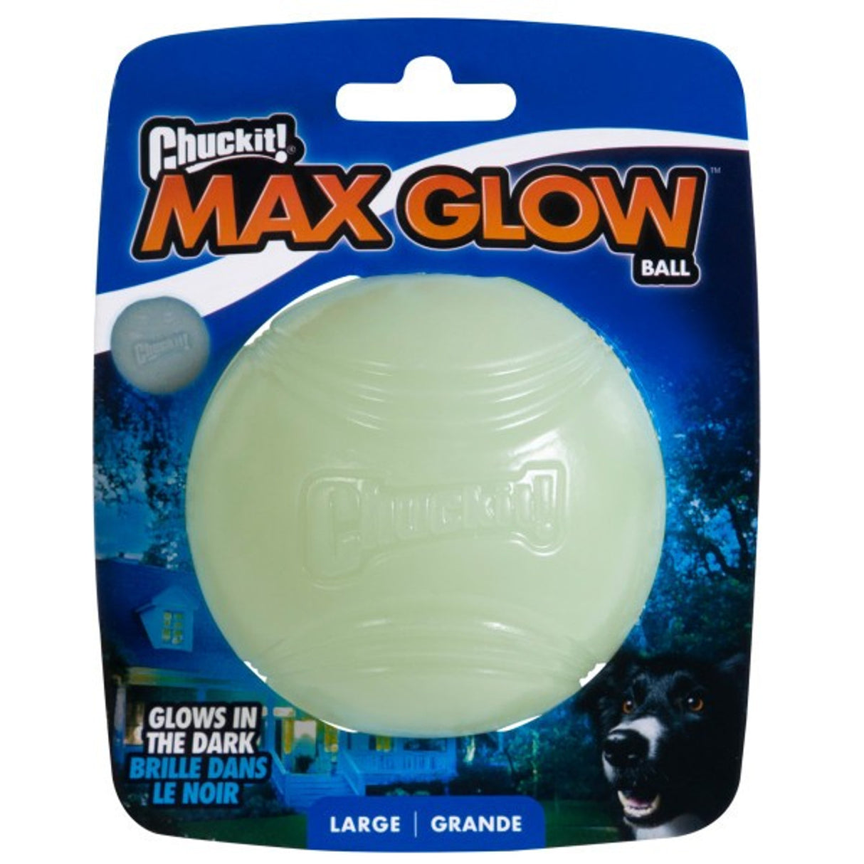 Chuckit Max Glow Ball Large 7.3cm