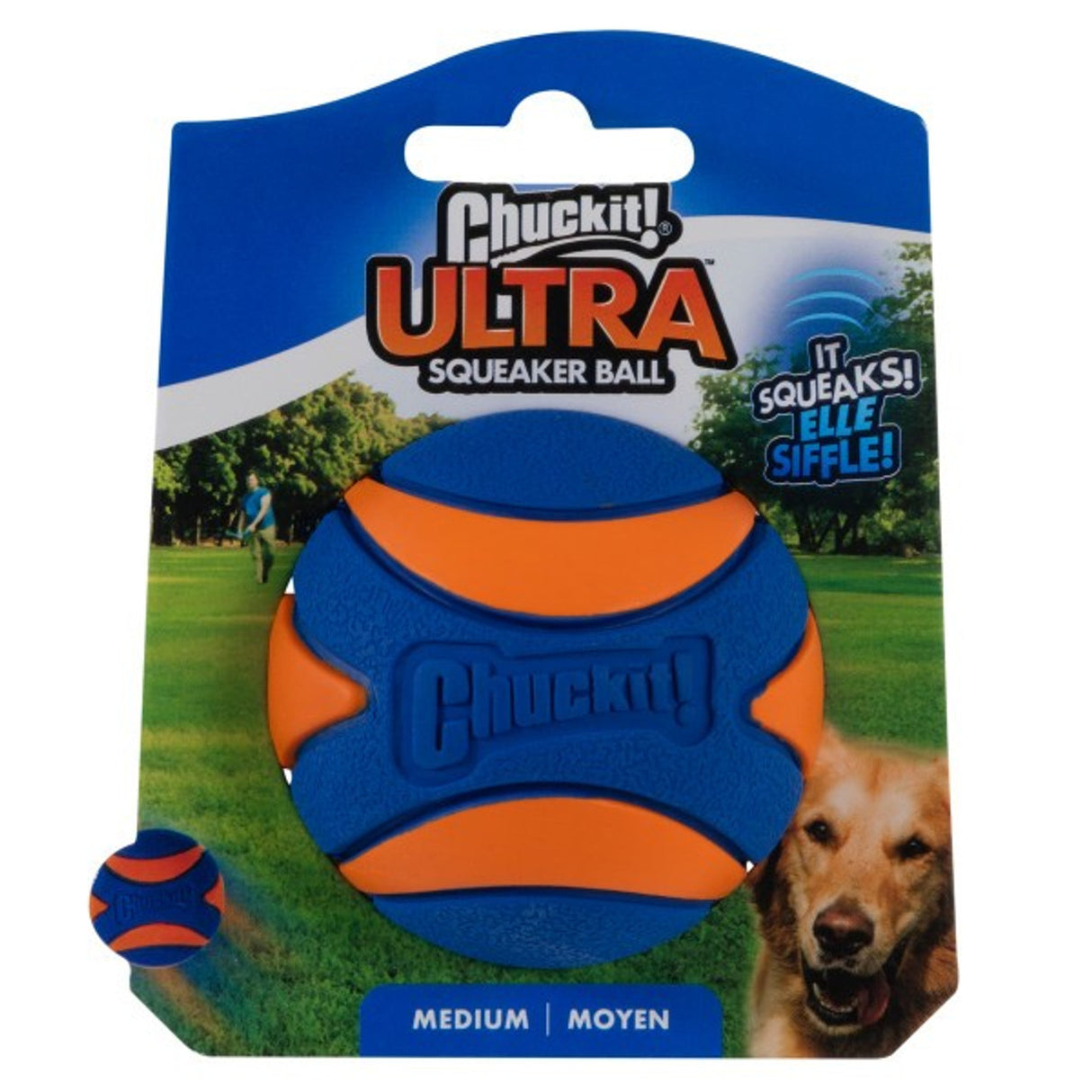 Chuckit Ultra Squeaker Ball Medium 6.5cm