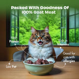Pawfect Nature's Feast Freeze Dried Cat Treats Goat Meat 150g