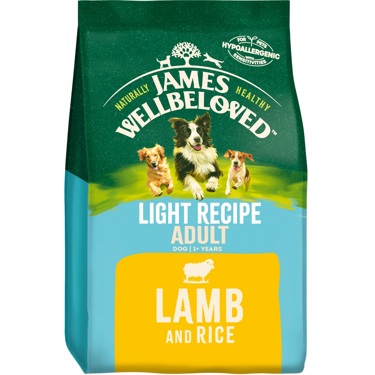 James Wellbeloved Dog - Adult Light Lamb & Rice 12.5kg