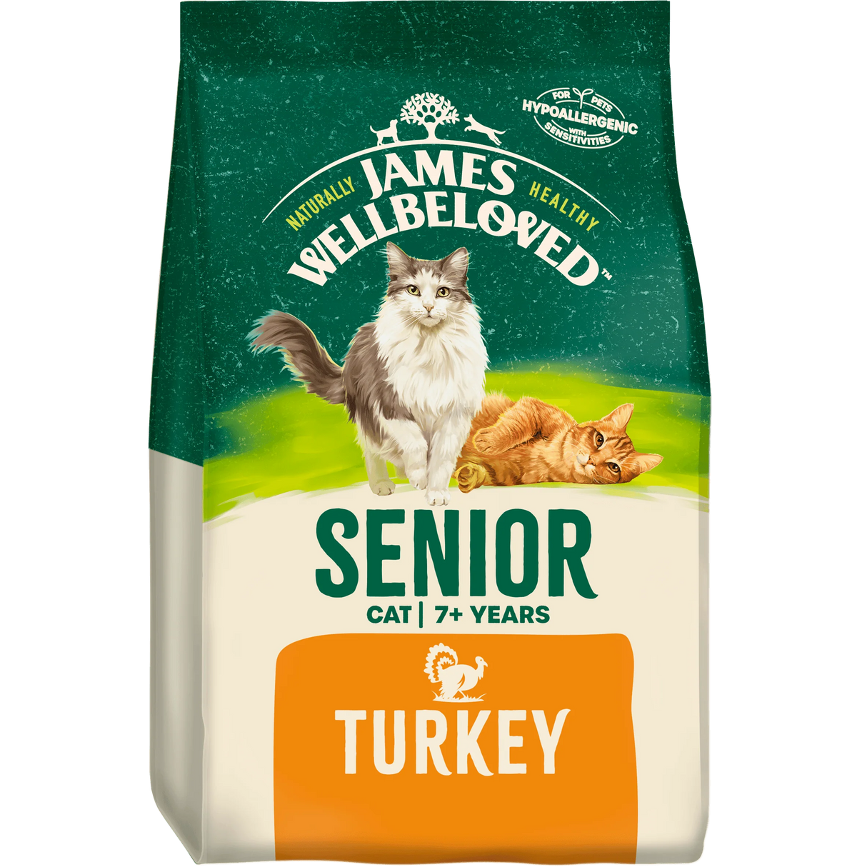 James Wellbeloved Cat - Senior Turkey 1.5kg