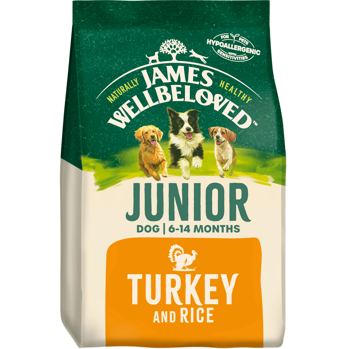 James Wellbeloved Junior - Turkey & Rice 15kg