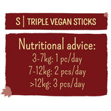 Garden Bites Triple Vegan Sticks Small - single chew - 13cm