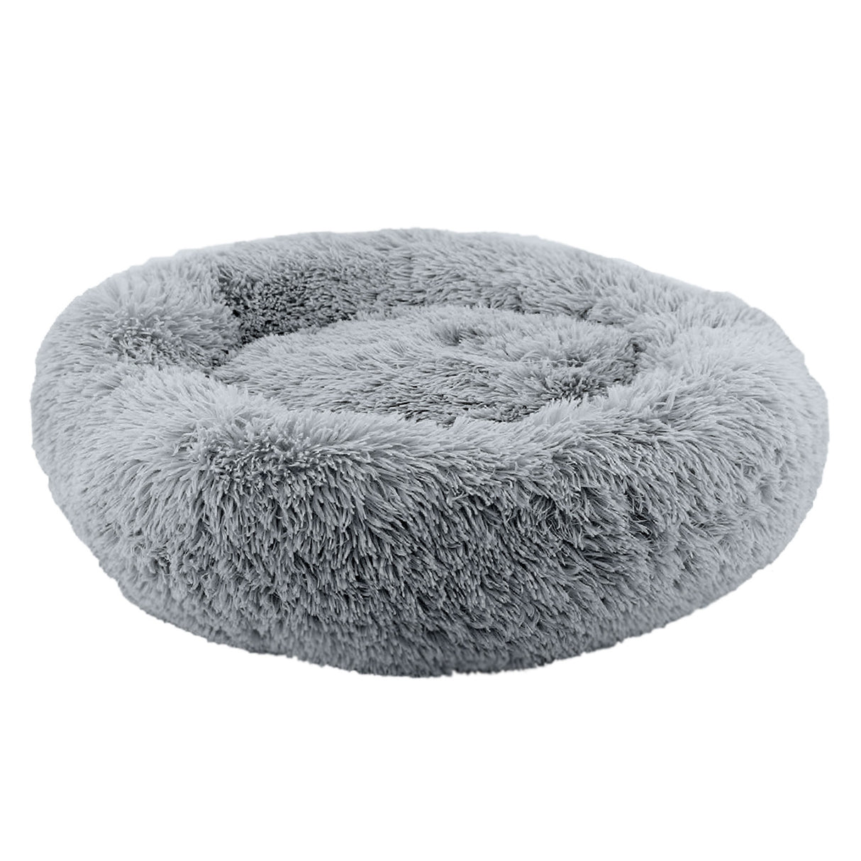 Ancol Sleepy Paws Plush Donut Bed Slate Grey 100cm