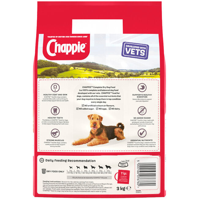 Chappie Dog - Beef & Wholegrain 3kg