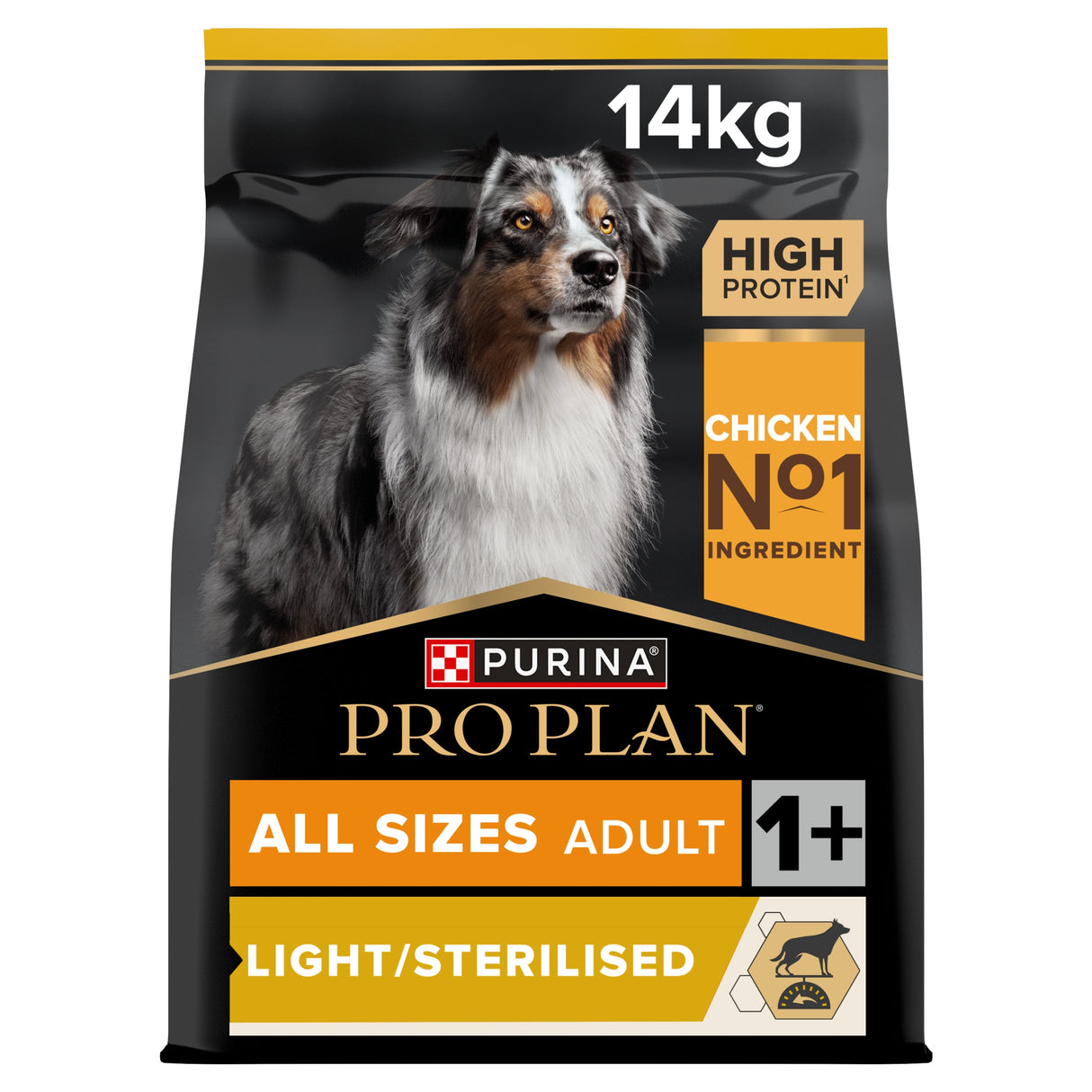 Pro Plan Dog - Adult All Size Light Sterilised Chicken & Rice 14kg