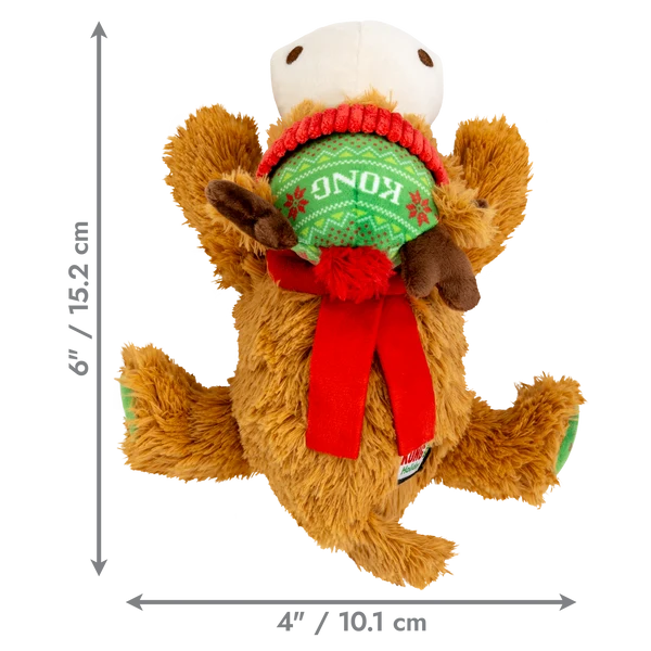 KONG Christmas Holiday Cozie Reindeer Medium