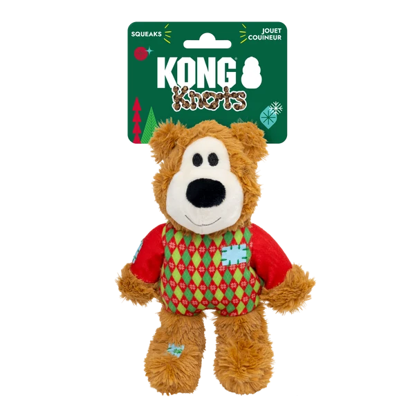 KONG Christmas Wild Knots Bear S/M