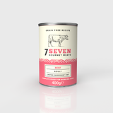 Seven Dog - Adult Beef Grain Free Tins 6x400g